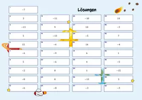 Vorschau - Arbeitsblätter - Division rationaler Zahlen - Spiel - Seite 2