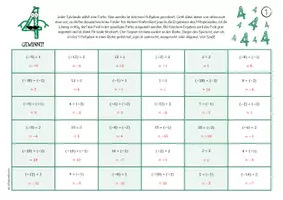 Vorschau - Arbeitsblätter - Division rationaler Zahlen - Spiel - Seite 2