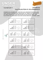 Vorschau - Spiele - Der Schulhund als Mathe-Lehrer Multiplikation bis 1 Million - Deckblatt