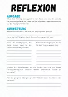 Vorschau - Arbeitsblätter - Fitness ⎮ Kraftausdauer - Reflexion meines Trainings (Sportliches Profil) - Seite 1