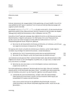 Vorschau - Arbeitsblätter - Analysis Klausur Abiturniveau Grundkurs 90 min - Seite 1