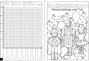 Vorschau - Arbeitsblätter - Faschingsdiagramm - Klassenumfrage zum Fest - Seite 3