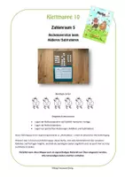 Vorschau - Fördermaterial/Inklusion - Klettmappe 10 - ZR 5 Rechenoperation legen - Seite 1