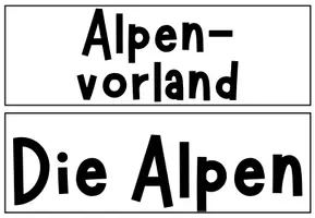 Vorschau - Präsentationen/Tafelbilder - Die Großlandschaften Deutschlands - Tafelkarten - Seite 2