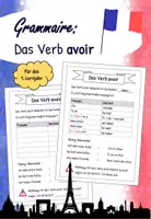 Vorschau - Arbeitsblätter - Grammaire - Le verbe avoir / Das Verb avoir - Deckblatt