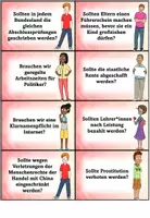 Vorschau - Bildkarten - 62 Diskussionsthemen (Argumentation, Pro- und Contra-Debatte, Diskussion) - Seite 1