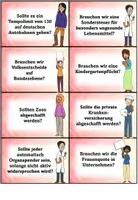 Vorschau - Bildkarten - 62 Diskussionsthemen (Argumentation, Pro- und Contra-Debatte, Diskussion) - Seite 3