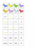 Vorschau - Stationenlernen - Klettmappe: Einhorn inklusiv (Farben/Worte/Englisch) - Seite 3