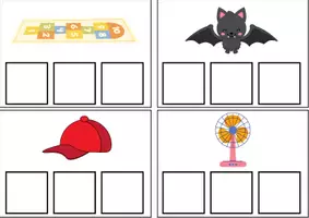 Vorschau - Fördermaterial/Inklusion - Word Building Cards | CVC Words with short 'a' | Phonics | First Reading - Seite 3