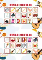 Vista previa - Juegos / Gamificación - Bingo musical (instrumentos y percusión corporal) - página 2