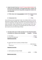 Vorschau - Test - Deutscharbeit Grammatik Bestimmung von Wortarten mit EWH - Seite 2