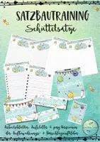 Vorschau - Arbeitsblätter - Satzbautraining Schüttelsätze - Deckblatt