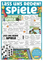 Vorschau - Stationenlernen - Spiele - Sprechanlässe Deutsch / DAZ Grundschule - Deckblatt