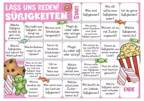 Vista previa - Juegos / Gamificación - juego alemán, Deutsch Spiel Sprechen: Süßigkeiten / Essen / Lebensmittel - página 1