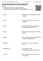 Vorschau - Arbeitsblätter - Arbeitsblätter zum Thema "Fahrrad" + Lösung & Fragen & MP3 + Mindmap + Infografik - Seite 3