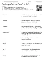 Vorschau - Arbeitsblätter - Arbeitsblätter zum Thema "Märchen" + Lösung & MP3 + Mindmap + Infografik - Seite 3