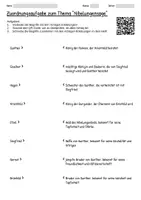 Vorschau - Arbeitsblätter - Lernposter + Arbeitsblätter zum Thema "Nibelungensage / Nibelungenlied" + Lösung & Fragen & MP3 + Mindmap + Infografiken - Seite 3