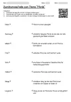Vorschau - Arbeitsblätter - Arbeitsblätter zum Thema "Pferde" + Lösung & MP3 + Mindmap + Infografik - Seite 3