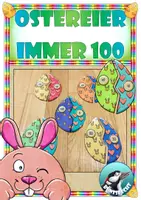 Vorschau - Unterrichtsreihen - Frühling - Ostern - Additionen : Recheneier im Zahlenraum 100 - Deckblatt
