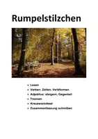 Vorschau - Arbeitsblätter - Rumpelstilzchen - Deckblatt