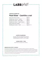 Vista previa - Manualidades / Dibujos para colorear - Paul Klee: Castillo y sol - Plantillas para un póster - página 2