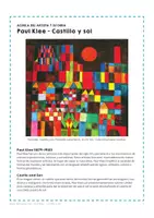 Vista previa - Manualidades / Dibujos para colorear - Paul Klee: Castillo y sol - Plantillas para un póster - página 3