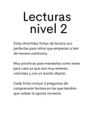 Vista previa - Hojas de trabajo - Lecturas nivel 2-4 - página 1