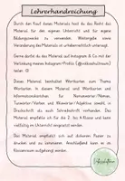 Vorschau - Poster - Die Wortarten - Wortkarten - Seite 1