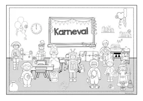 Vorschau - Arbeitsblätter - Der Süßigkeitendieb - 3-fach differenzierte Lesespur-Geschichte zu Karneval - Seite 3