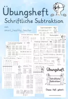 Vorschau - Arbeitsblätter - Übungsheft schriftlich Subtrahieren Klasse 3 Erdmännchen - Deckblatt