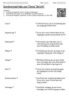 Vorschau - Arbeitsblätter - Arbeitsblätter zum Thema "Gericht" + Lösung & MP3 + Mindmap + Infografik - Seite 3