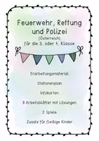 Vorschau - Arbeitsblätter - Werkstatt Feuerwehr Polizei Rettung (Österreich) - Deckblatt