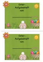 Vorschau - Arbeitsblätter - Oster-Aufgabenheft für die Vorschule - Seite 1