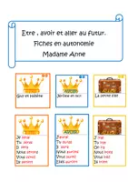 Aperçu - Apprentissages en autonomie - Kit pédagogique sur le futur des verbes être- avoir - aller ... P3 Ce2 - Page de couverture