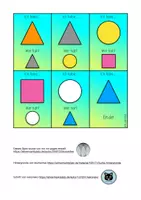 Vorschau - Spiele - Ich habe, wer hat - Farben und Formen - Seite 3