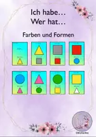 Vorschau - Spiele - Ich habe, wer hat - Farben und Formen - Deckblatt