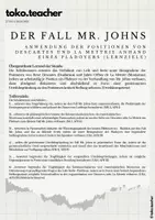 Vorschau - Stundenentwürfe - Materialpaket - Mr. Johns - Seite 1