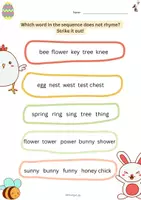 Vorschau - Arbeitsblätter - Easter Worksheets for Second Graders: A Fun Mix of English and Math - Seite 2