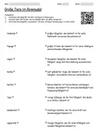 Vorschau - Arbeitsblätter - Arbeitsblätter "Regenwälder" + interaktive Lösungen & MP3s + Mindmap + Infografik - Seite 3