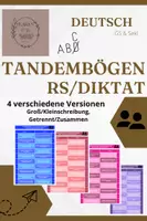 Vorschau - Spiele - Materialpaket Tandembögen - Grundlagen Deutsch - Deckblatt
