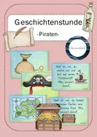 Vorschau - Fördermaterial/Inklusion - Geschichtenstunde: Piraten - Deckblatt