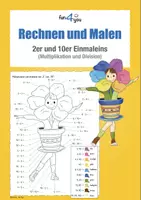 Vorschau - Arbeitsblätter - Rechnen und Malen - 2er und 10er Einmaleins - Deckblatt