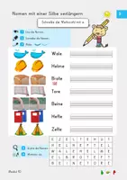 Vorschau - Unterrichtsreihen - Bundle: Einsilber verlängern - Modul 10 inkl. Erklärvideo - Deckblatt
