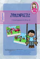 Vorschau - Arbeitsblätter - Streifenpuzzle im ZR 20 - Deckblatt