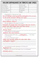 Vorschau - Arbeitsblätter - Earthquake in Türkiye and Syria - Reading Comprehension (+ Map Work) - Seite 3