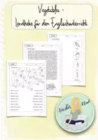 Vorschau - Arbeitsblätter - Vegetables - Lerntheke für den Englischunterricht - Deckblatt