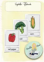 Vorschau - Bildkarten - Flashcards (Wort-/Bildkarten) Vegetables - Deckblatt