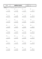 Vorschau - Arbeitsblätter - Schriftliche Addition (leicht-mittel-schwer-sehr schwer) - 12 AB´s inkl. Lösungen - Deckblatt