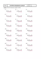 Vorschau - Arbeitsblätter - Schriftliche Multiplikation (leicht-mittel-schwer) - 9 AB´s inkl. Lösungen - Seite 2