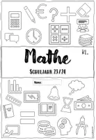 Vorschau - Poster - Deckblatt Mathe Schuljahr 2023/2024 - Deckblatt